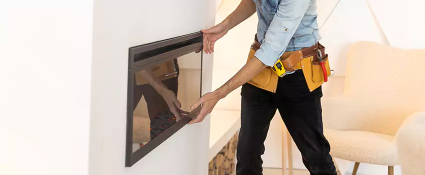 Metal Fireplace Installation in Cathedral City, California