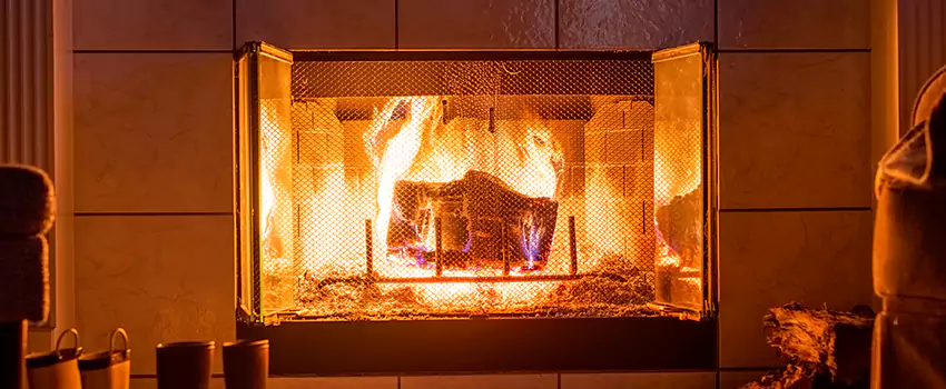 Mendota Hearth Landscape Fireplace Installation in Cathedral City, California