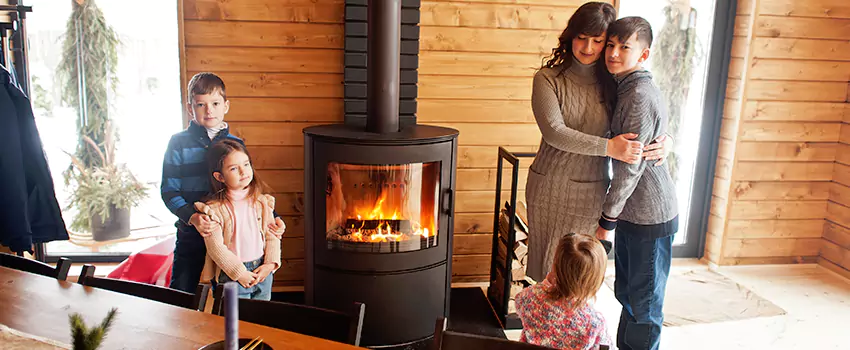 Morso Cast Iron Fireplace Insert Installation in Cathedral City, California