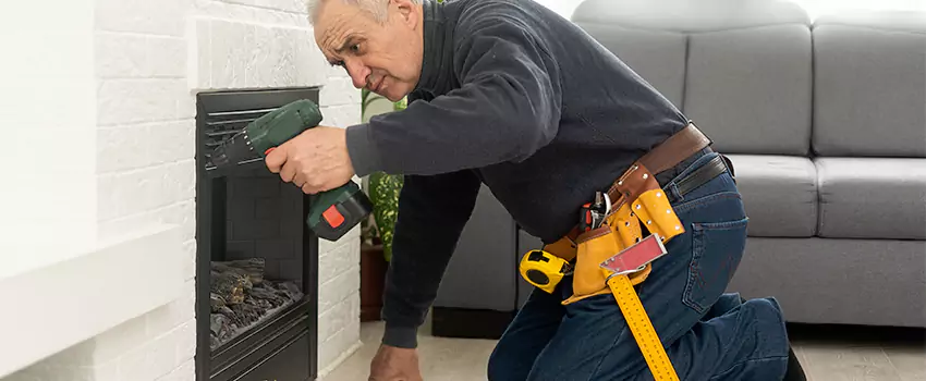 New Indoor Fireplace Installation in Cathedral City, California