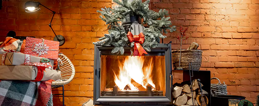 Travis Industries Linear Gas Fireplace Installation in Cathedral City, California