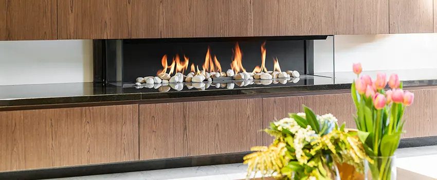 Double-height Fireplace Design Refurbishment in Cathedral City, California