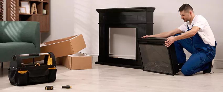 Old Rusted Metal Fireplace Repair And Replacement in Cathedral City, CA
